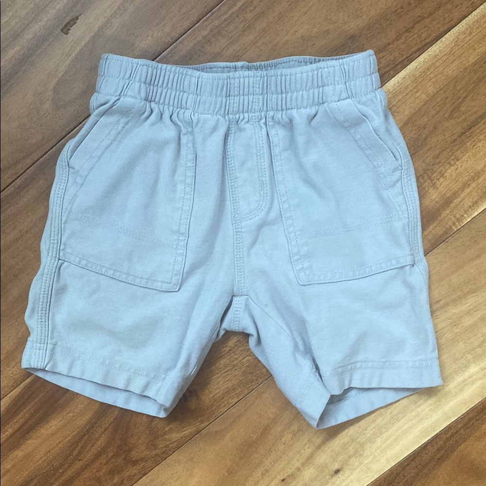 Tea Collection Gray Casual Shorts Elastic Waistband